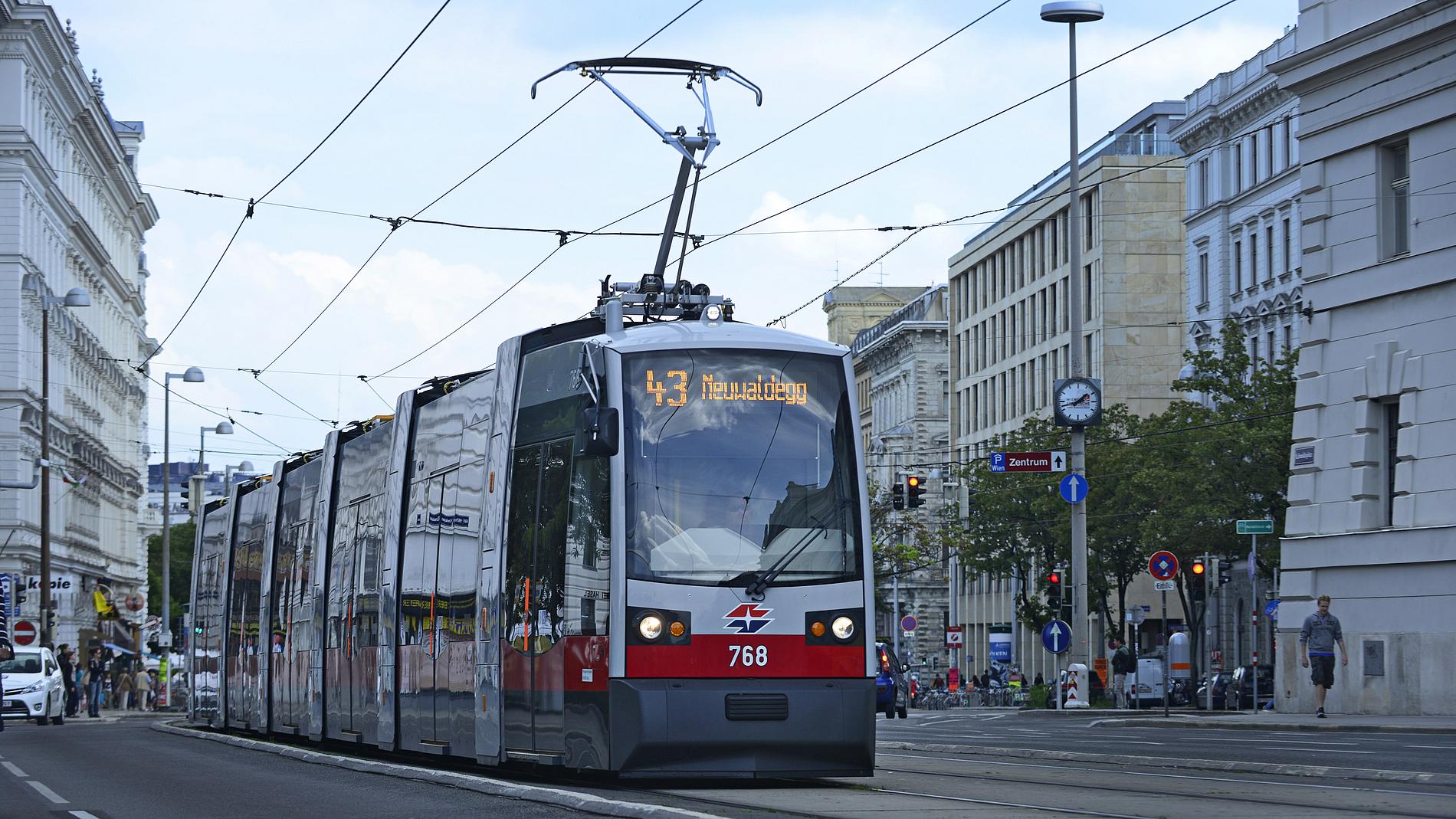 Straßenbahn Netzplan und Fahrplan aller Linien in Wien