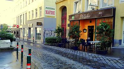 Das Café Insider in der Reindorfgasse neben dem Coffee & More.