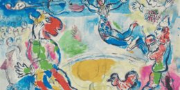 Gemälde von Marc Chagall "der große Zirkus"