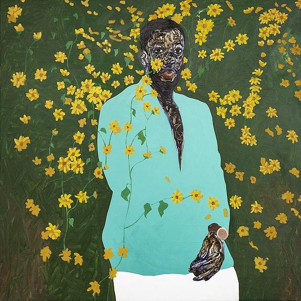 Bild von Amoako Boafo, Sunflower Field, 2022