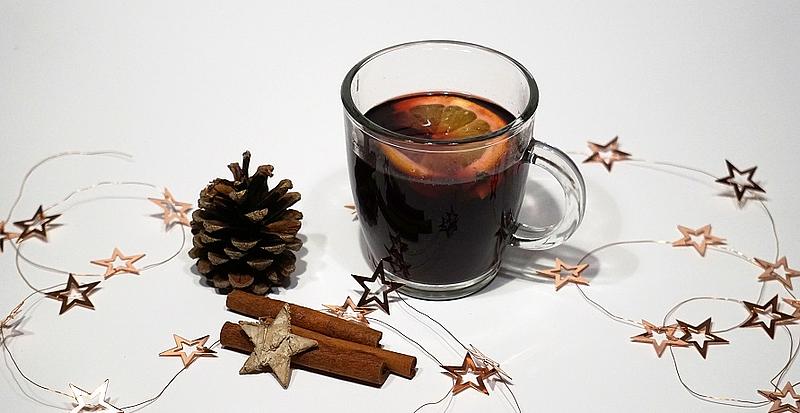 Glühwein im Glas