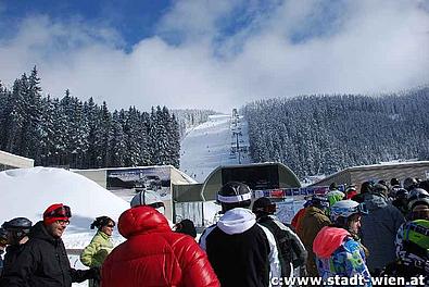 Berglift im Skigebiet Stuhleck