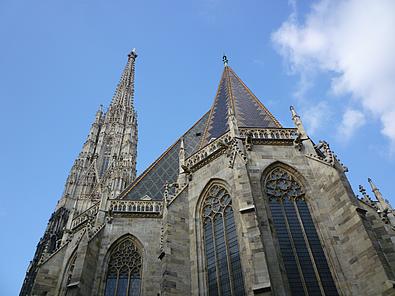 Bild vom Südturm des Domes, der auch Steffl genannt wird.