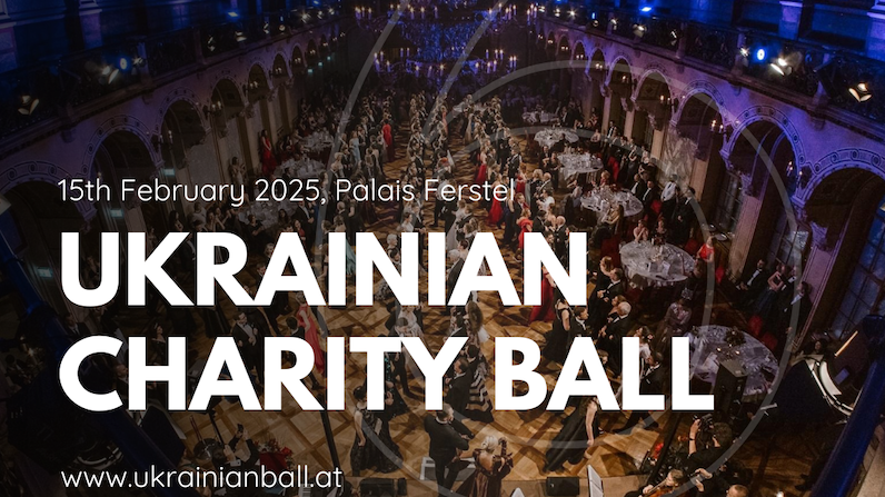 Poster des Ukrainischen Balls in Wien