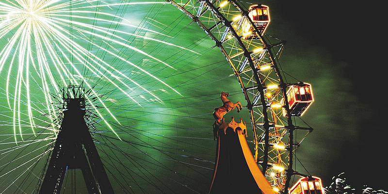 Silvester in Wien - beim Riesenrad