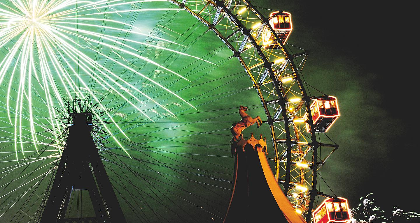 Silvester in Wien - beim Riesenrad