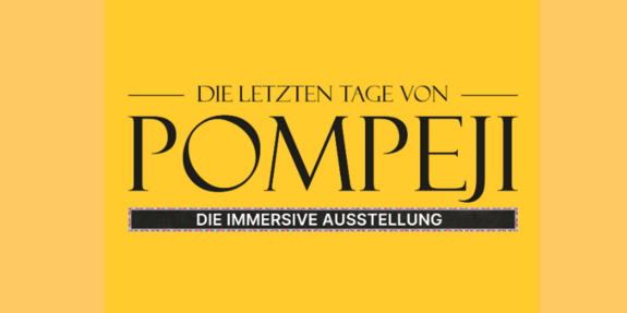 Logo der Ausstellung Die letzten Tage von Pompeji