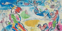 Gemälde von Marc Chagall "der große Zirkus"