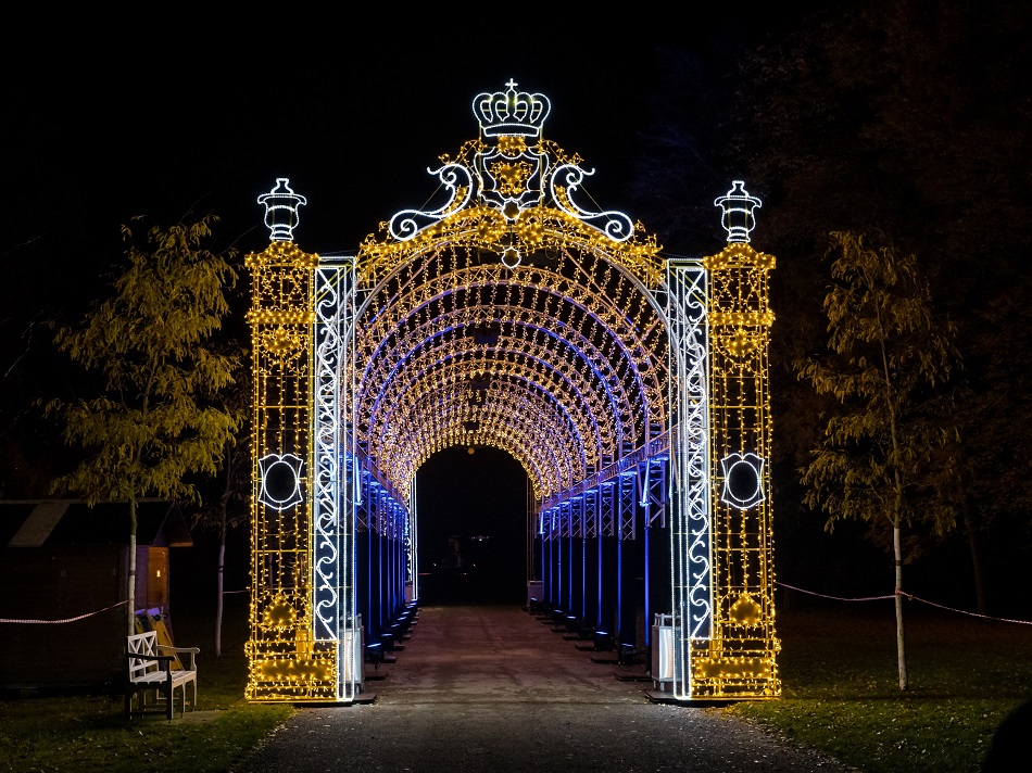 Illumina Lichtergarten Laxenburg Lichtertor