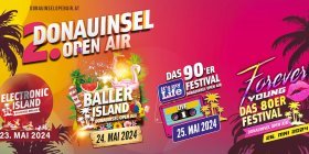 Banner für das Festival Donauinsel Open Air