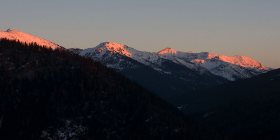 Alpenglühen in den Radstädter Tauern