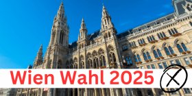 Das Wiener Rathaus: Die Wien Wahl findet am 27. April 2025 statt