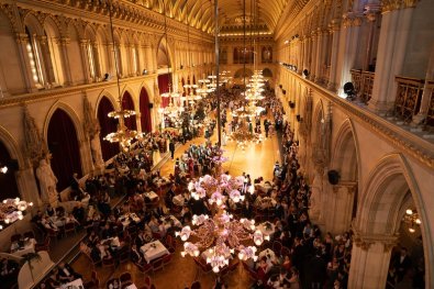 BOKU Ball im Rathaus von oben