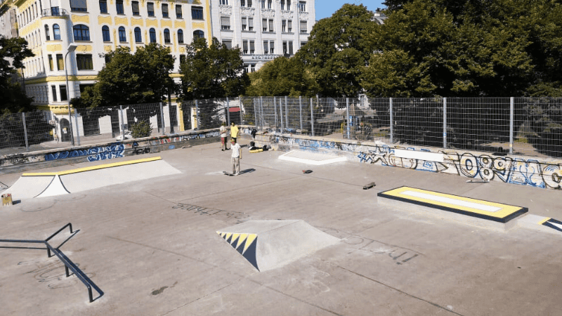 Der Skatepark im Arne Karlsson Park