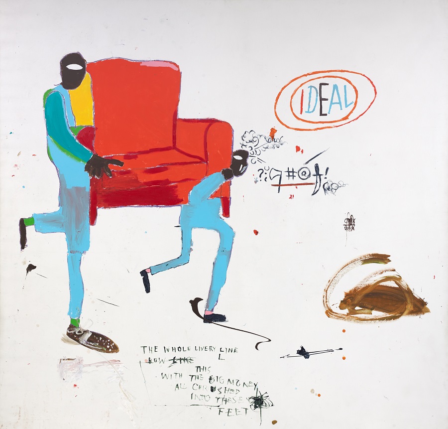 Basquiat Light Blue Movers, 1987